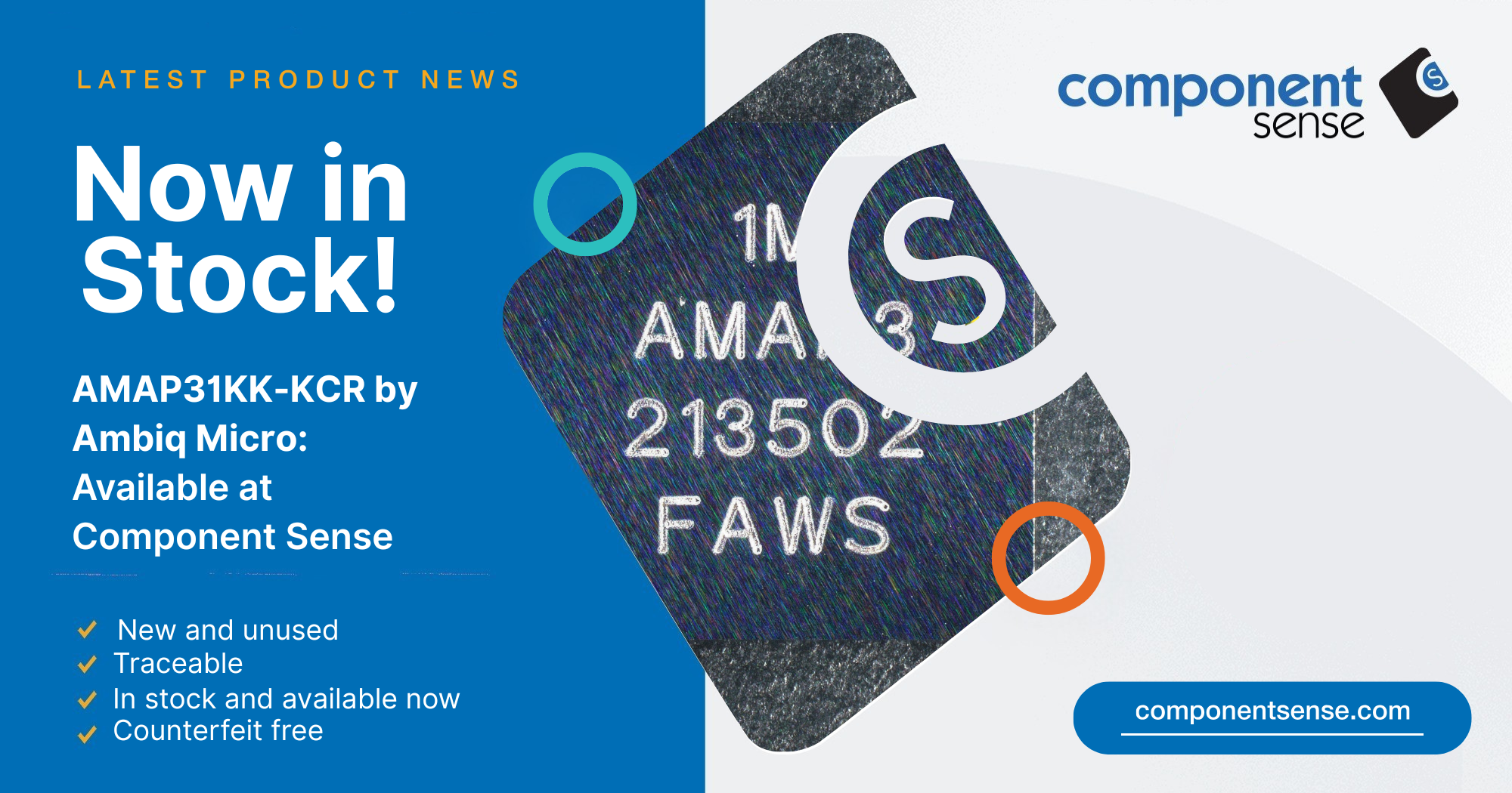 A blog banner for AMAP31KK-KCR