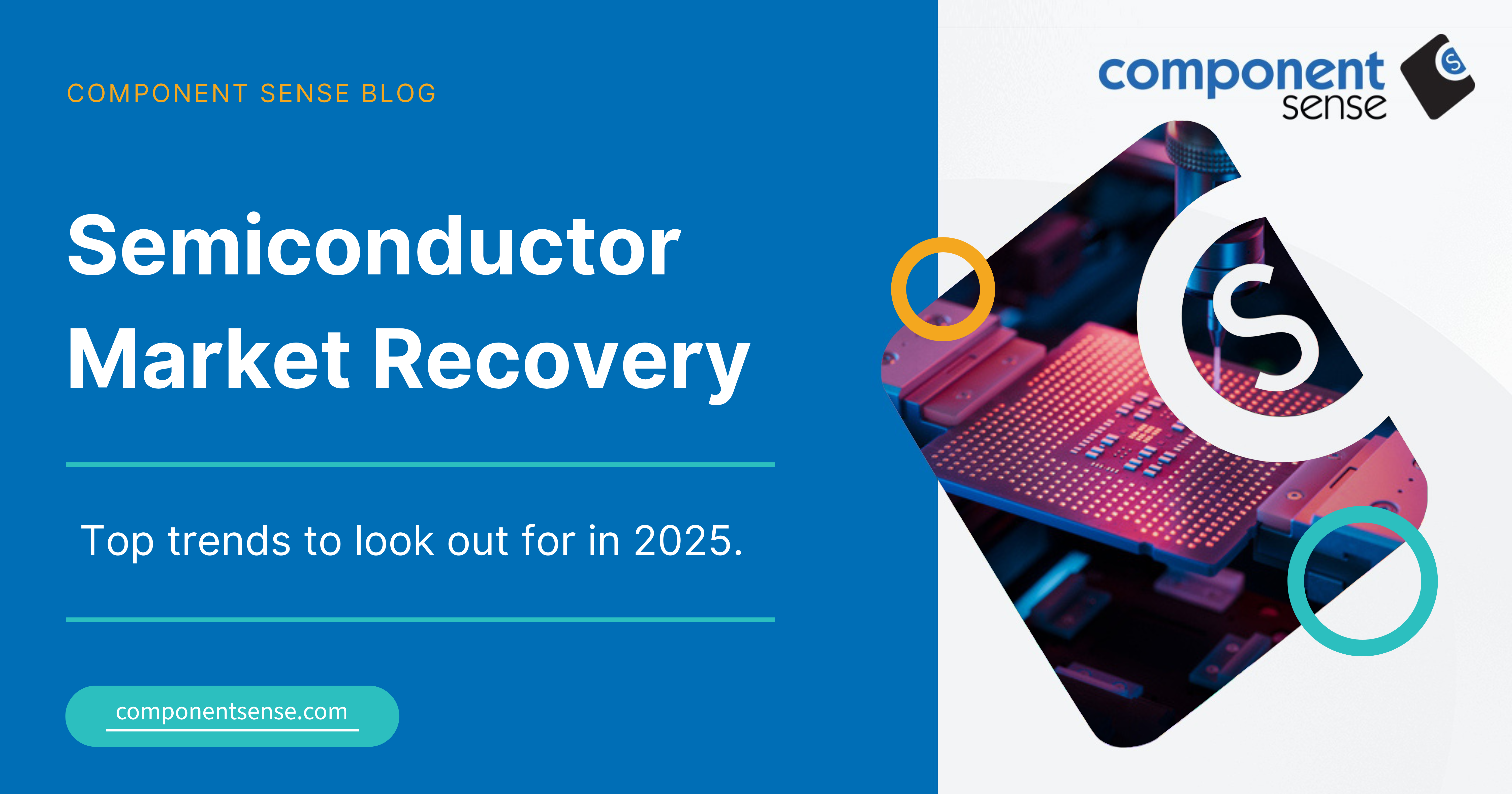Semiconductor market recovery chip banner
