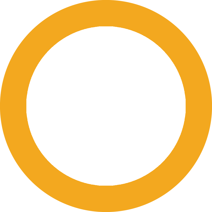 Yellow circular ring in motion