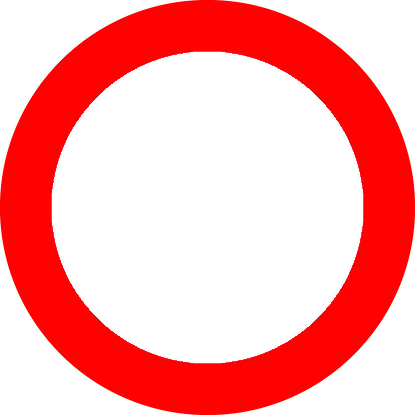 Red circular ring in motion