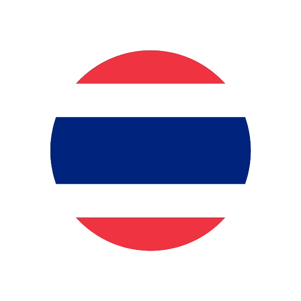 Thailand flag Thailand flag in circle shape